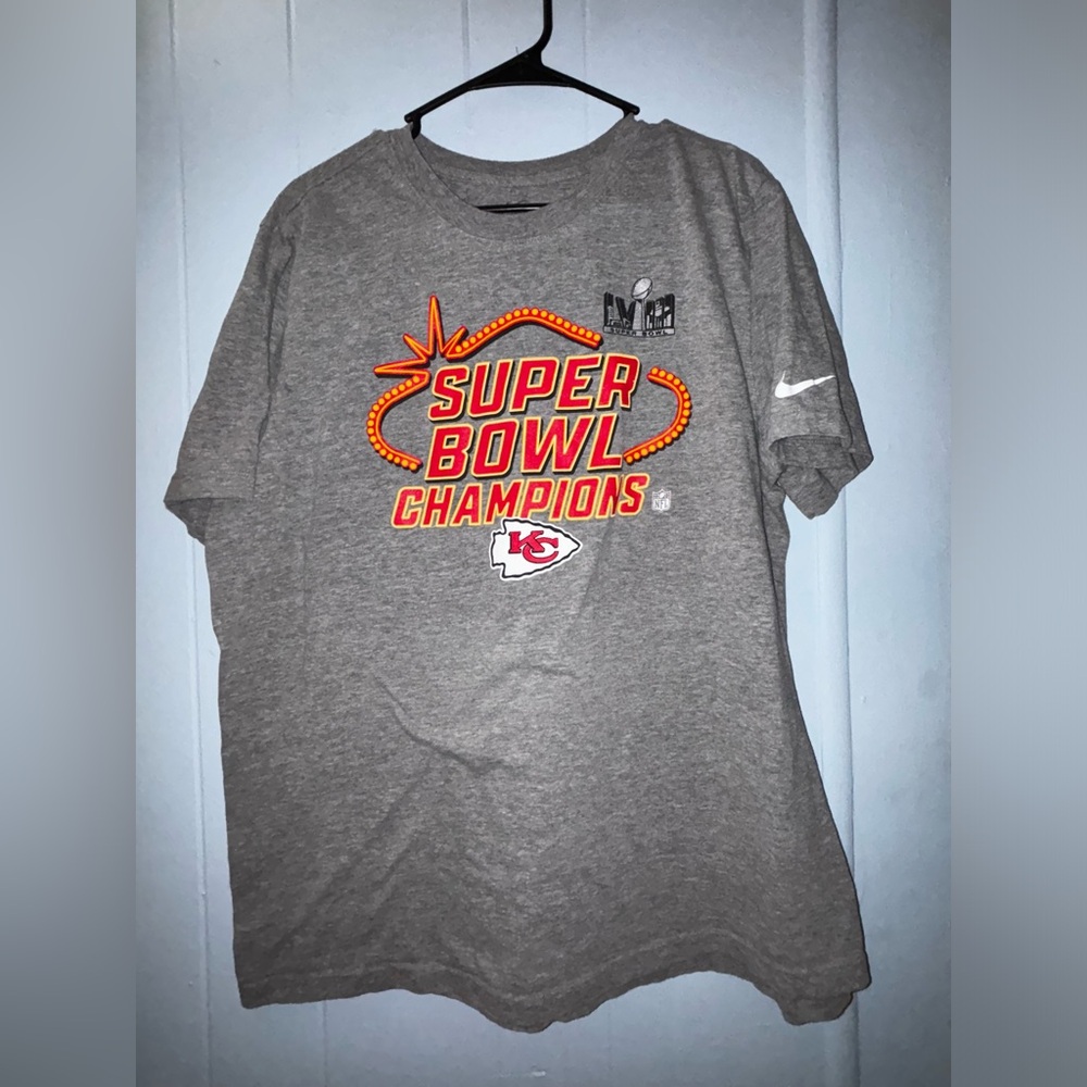 Nike Adult Super Bowl LVIII Champions Kansas City Chiefs T-shirt, Size XL